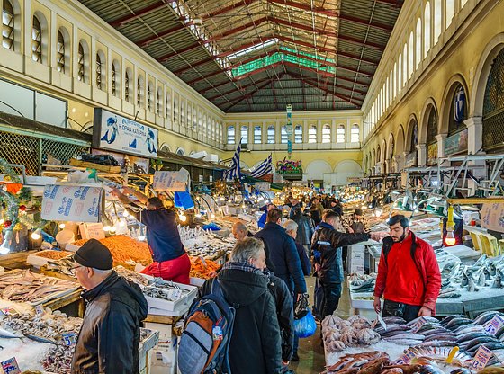 Athens Food Tour with Varvakios Agora Market