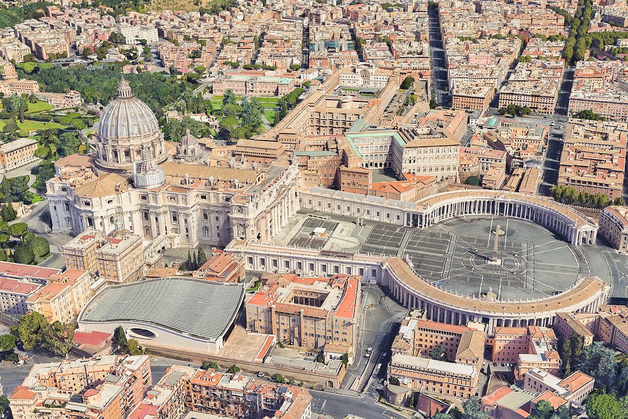 St. Peter at the entrance of the Vatican City