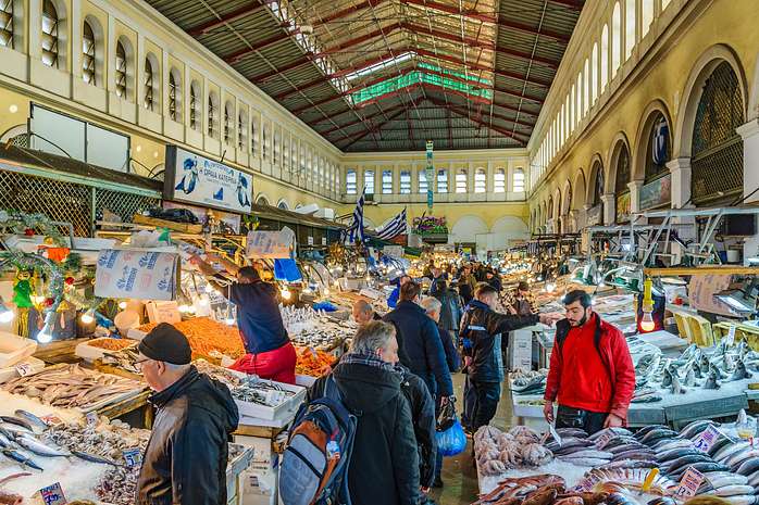 Athens Food Tour with Varvakios Agora Market